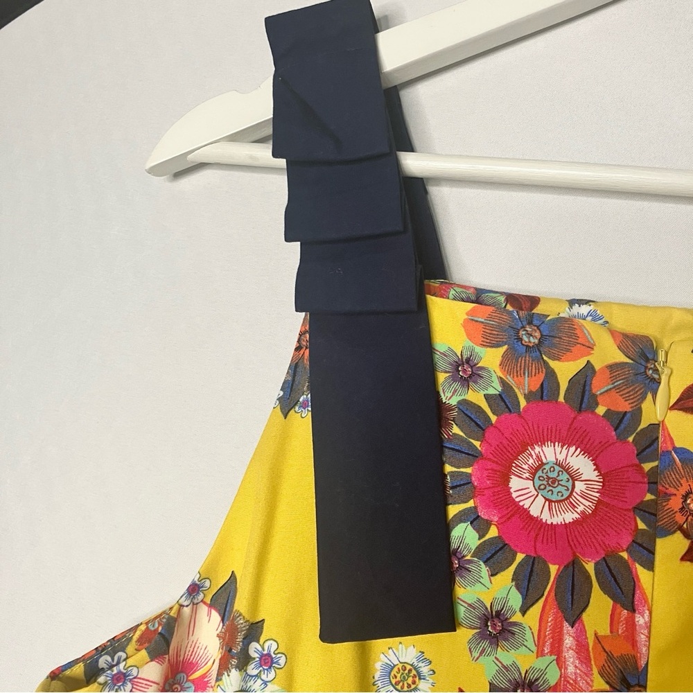 Anthropologie Women’s Sunniva dress Maeve NWT Small yellow floral - Picture 11 of 15